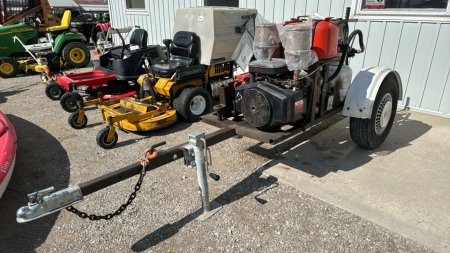 Gas Powered Self Contained Woodsplitter