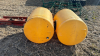 Pair of 125 Gallon Saddle Tanks and Frame - 4