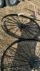 Pair of 50in Painted Steel Wheels - 3