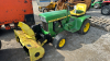 John Deere 110 Lawn Tractor w/Blower