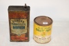 Eureka Oil Tin and Cockshutt Paint Tin, 1 Quart