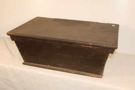 Early Wooden Storage Box 17 X 26"