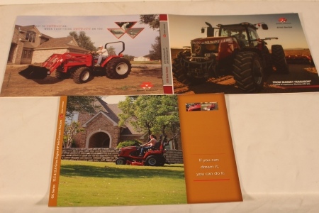 MF Tractor Brochures, Including 8700 Series (x3)