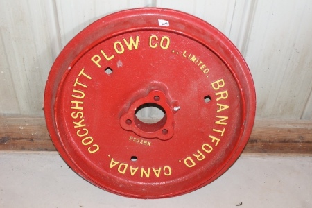 Cockshutt Heavy Cast Iron Flywheel 23" Diameter