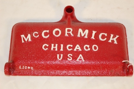 McCormick Cast Iron Tool Box Lid, 5 X 10"