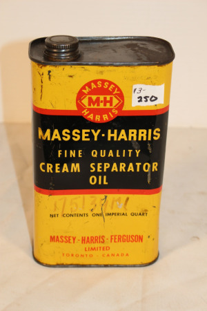 MH Cream Separator Oil Tin, 1 Quart