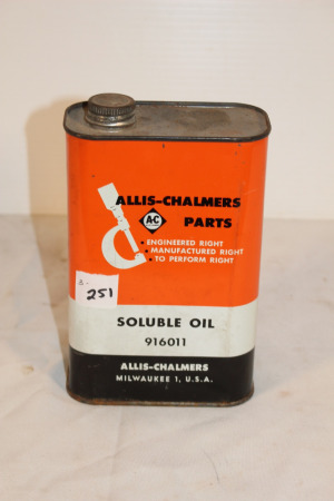 AC Oil Tin, 7" Tall