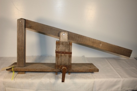 Early Wooden Sausage Press