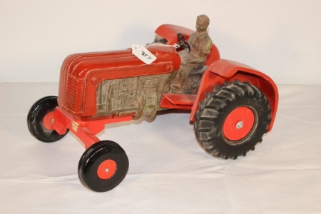 Custom Built Tractor With Driver 15" Long