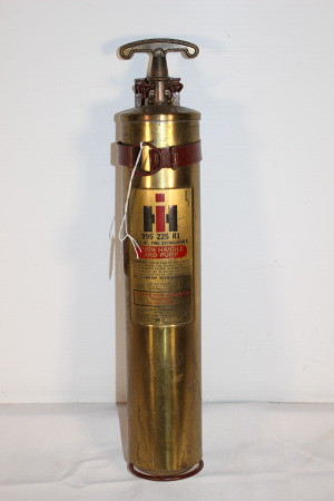 IH Brass Fire Extinguisher, 16" Tall