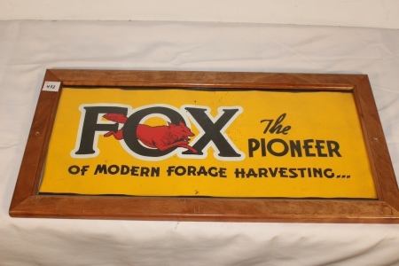 Old Fox Sign Framed Poster