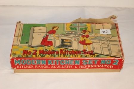 No. 2 Modern Kitchen in Original Box, As Found