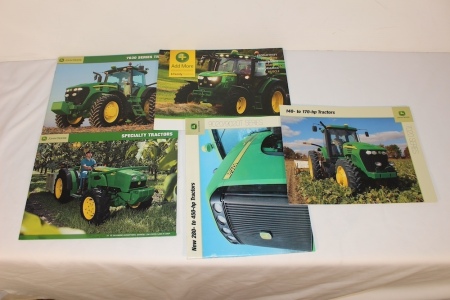 5 JD Tractor Brochures