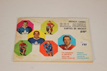 1961-62 NHL Album Hockey Card Set, Incomplete