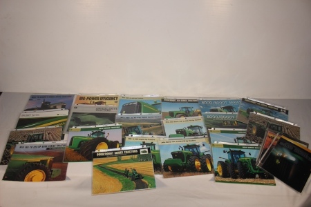 Large Selection of JD Tractor Brochures