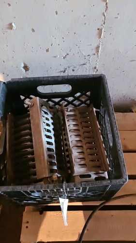 Galv. Trap Doors for Farrowing Crate Floors.