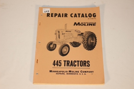 MM Repair Catalog for 445 Tractors