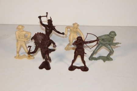 Plastic Figurines 6" Tall