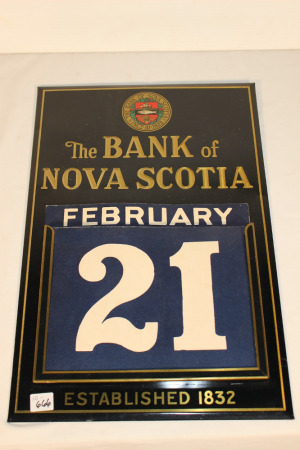 Bank of Nova Scotia Calendar, 18" Tall