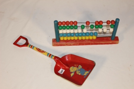 Tin Eagle Toy Shovel, 14" Long