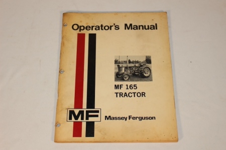 MF 165 Operator's Manual