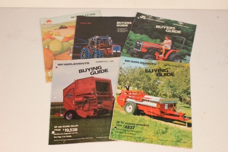 5 MF Buyers Guides, 1980's