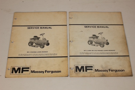 MF Riding Lawn Mower Service Manuals