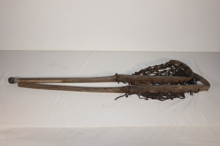 Early Pair Of Lacrosse Sticks