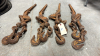 (4) Rusty Chain Binders - 4