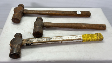 (3) Ball Pean Hammers