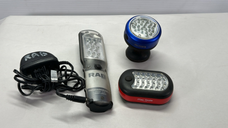 (3) LED Work Lights