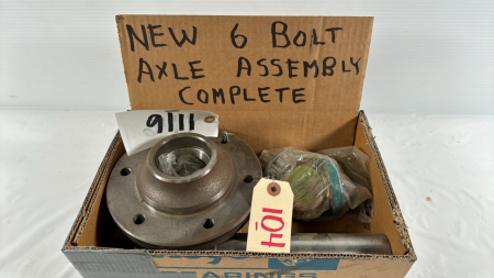 New 6 Bolt Axle Assembly-Complete