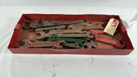 Assortment of Mostly Massey-Harris Wrenches