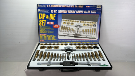 Pittsburgh 45 Piece Metric Tap & Die Set