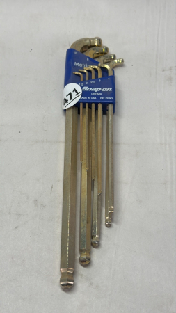 Snap-On Metric L Shaped Double Bar Hex Wrench Set