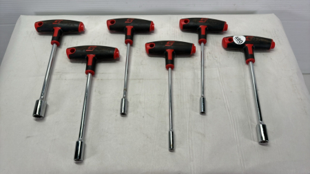 Snap-On 6 Piece SAE T Handle Nut Driver Set