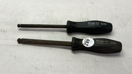 (2) Snap-On Hex Ball Screwdrivers