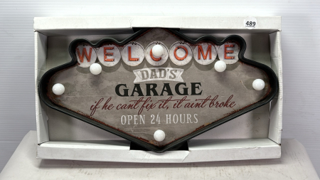 Dads Garage Sign