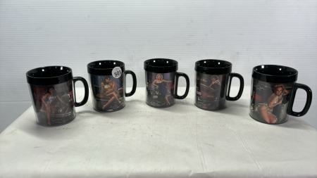 (5) Plastic Snap-On 1988 Toolmate Ed. Coffee Mugs