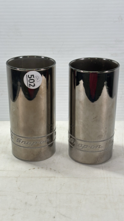 (2) Snap-On Water Glasses