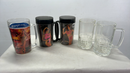 Snap-On Beer Stein Lot