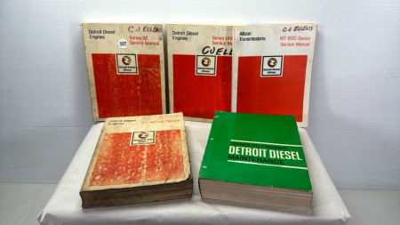 (5) Detroit Diesel Service Manuals