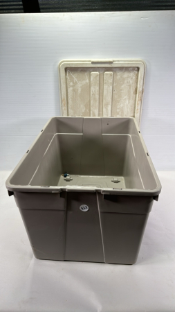 80 Litre Plastic Tote with Lid