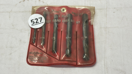 Blue Point 5 Piece Left Handed Drill Bit Set