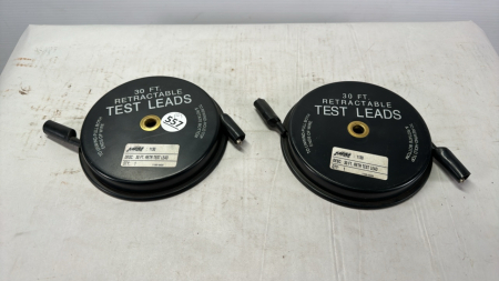 (2) 30ft Retractable Test Leads