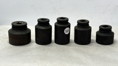 (5) 3/4" Drive Impact Sockets