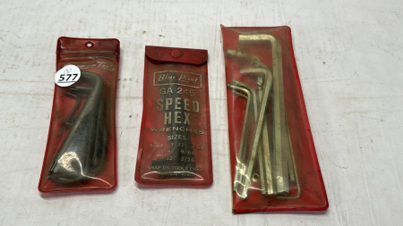 (3) Sets of Snap-On Hex Keys