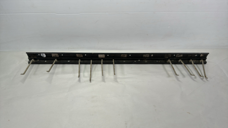 36" Metal Rack with Hooks