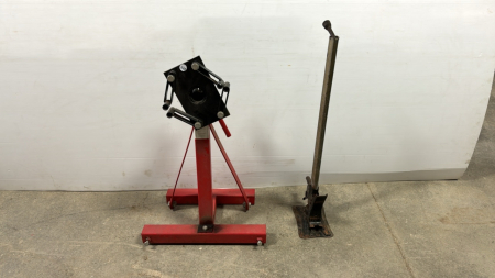 Partial Engine Stand & Bumper Jack