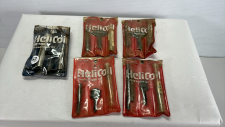 (6) Helicoil Thread Repair Kits